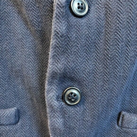 3/$25 ZARA KIDS BLUE HERRINGBONE VEST WAISTCOAT FOR BOYS 9-10Y - Picture 6 of 12